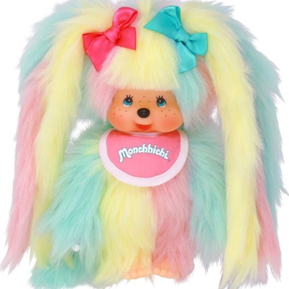 AM I MONCHHICHI? RARE NEW IN BOX LONG HAIRED PASTEL GIRL MONKEY 100% AUTHENTIC - Picture 7 of 11